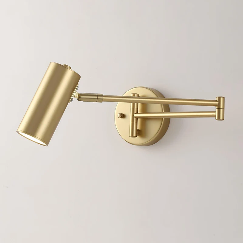 Wandlamp Verstelbare Scharnier Arm Leeslamp met Draaibare Montage 3000K Warm Wit | Sansoti