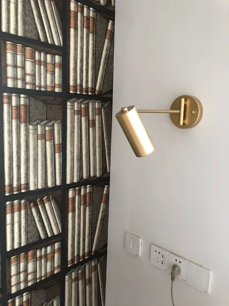 Wandlamp Verstelbare Scharnier Arm Leeslamp met Draaibare Montage 3000K Warm Wit | Sansoti