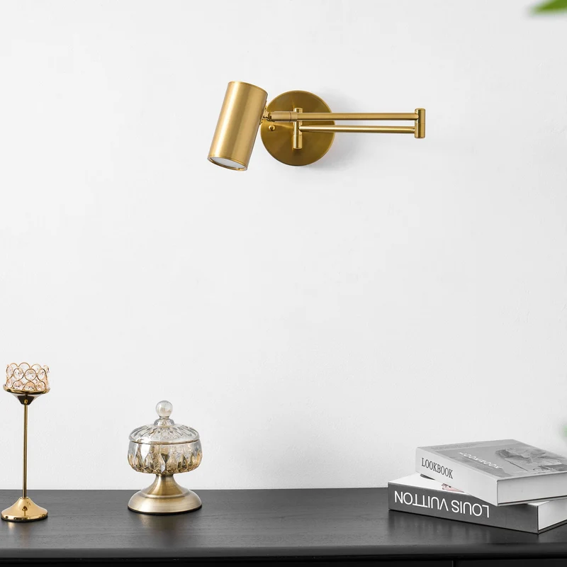 Wandlamp Verstelbare Scharnier Arm Leeslamp met Draaibare Montage 3000K Warm Wit | Sansoti