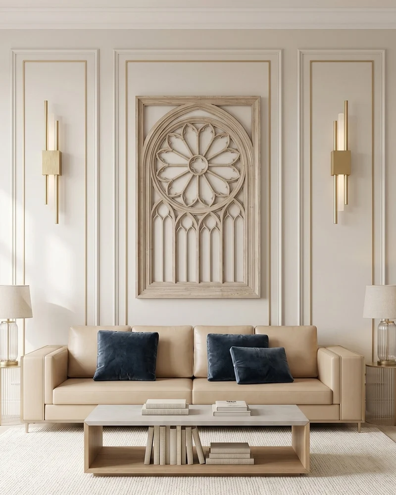 Scandinavische Minimalistische Wandlamp – Modern Verticaal Design met Gerichte LED-Verlichting – Zwart Goud | Sansoti
