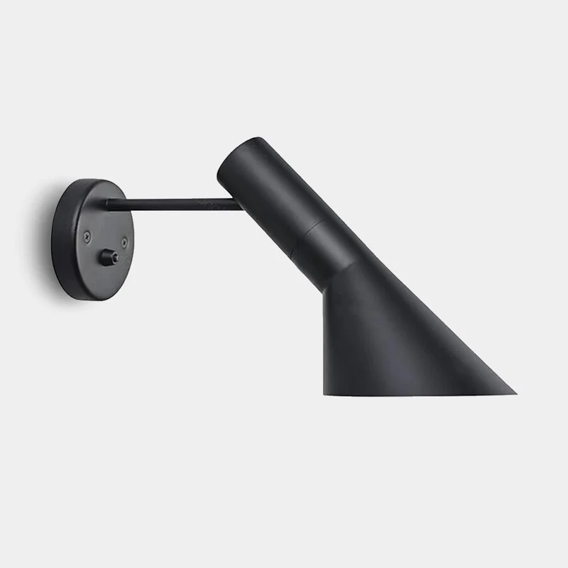 Verstelbare Wandlamp Aluminium Zwart Wit Slaapkamer Leeshoek Hal Moderne Scandinavische Stijl Design | Sansoti