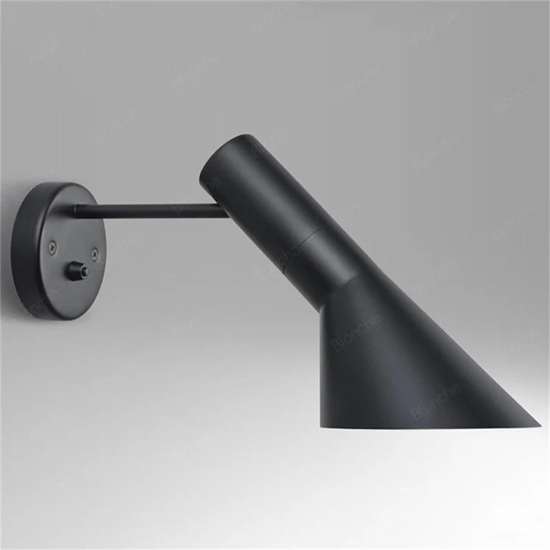 Verstelbare Wandlamp Aluminium Zwart Wit Slaapkamer Leeshoek Hal Moderne Scandinavische Stijl Design | Sansoti