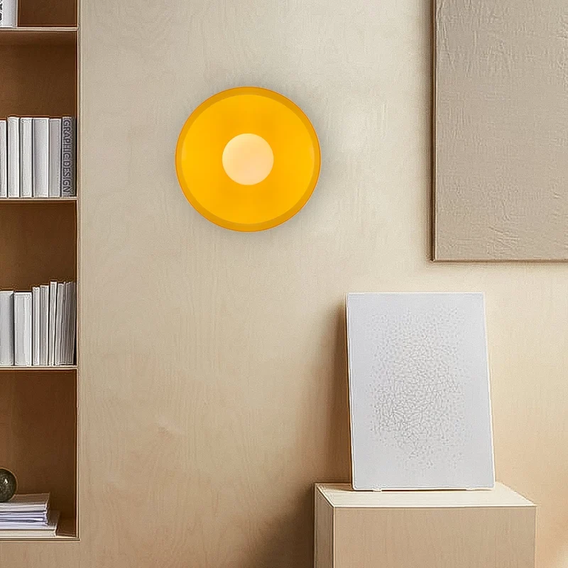 Glazen Plafondlamp Rond Gekleurde Bol 25cm 35cm G9 Fitting Hal Slaapkamer Woonruimte Verlichtingslamp | Sansoti