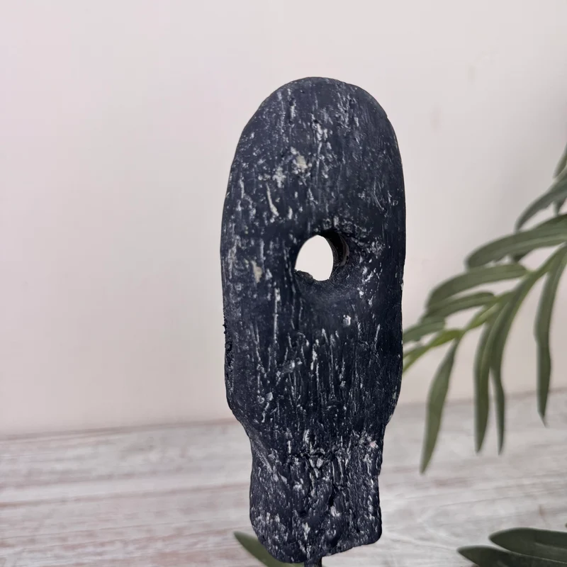 Countryfield Skulptur Moroa anthrazit Schwarz auf Standfuß Deko Figur