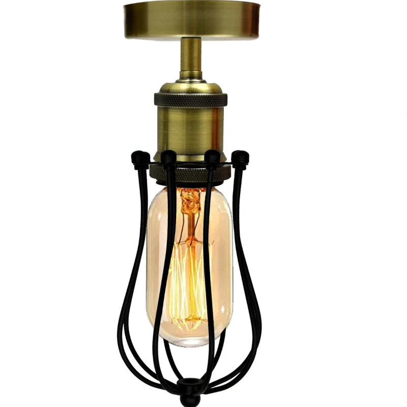 All Seasons Life Käfig-Deckenlampe Metall-Leuchte im Industrie ~3160