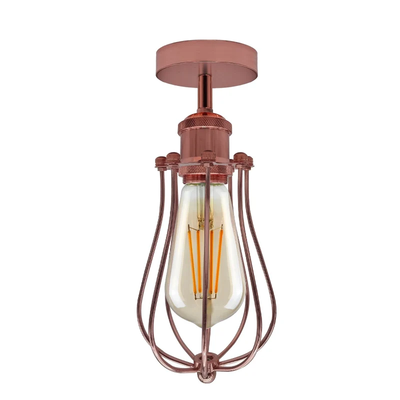 All Seasons Life Käfig-Deckenlampe Metall-Leuchte im Industrie ~3160
