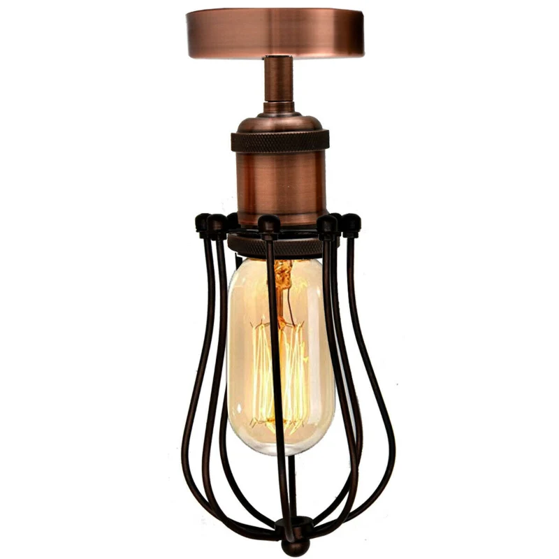 All Seasons Life Käfig-Deckenlampe Metall-Leuchte im Industrie ~3160