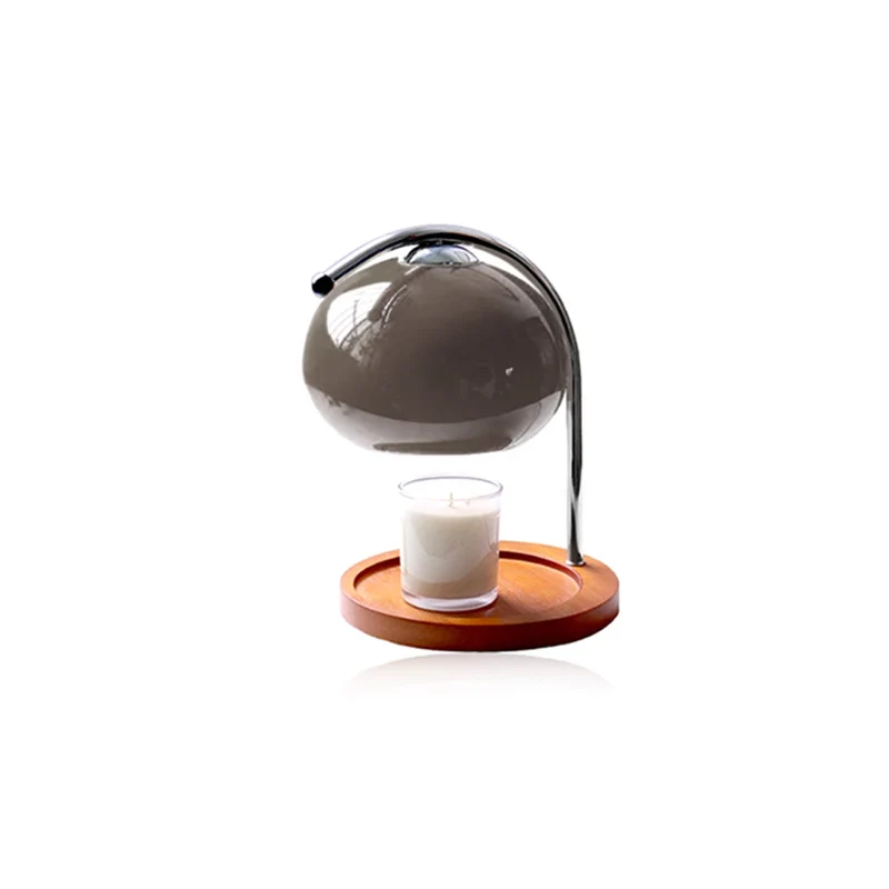 Glazen Kaarslamp met Dimfunctie Tafellamp Geurverspreider Retro Design Sfeerverlichting Woonkamer Slaapkamer | Sansoti