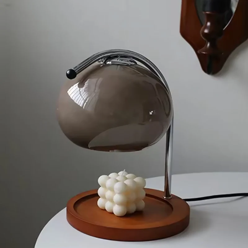 Glazen Kaarslamp met Dimfunctie Tafellamp Geurverspreider Retro Design Sfeerverlichting Woonkamer Slaapkamer | Sansoti