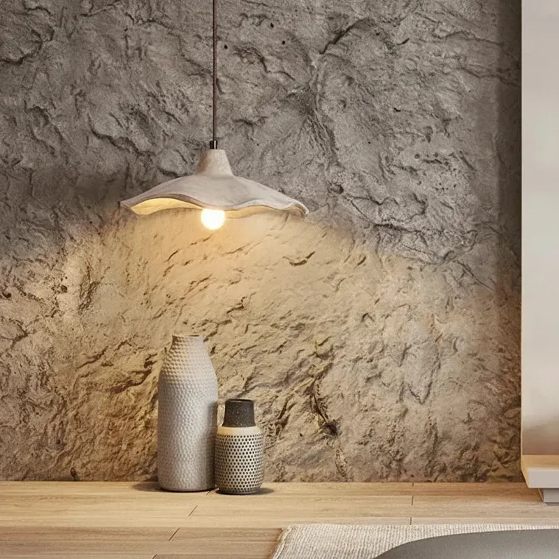 Hanglamp Beton Golvende Rand Scandinavisch Design Eetkamer Woonkamer Studeerkamer LED Moderne Verlichting | Sansoti