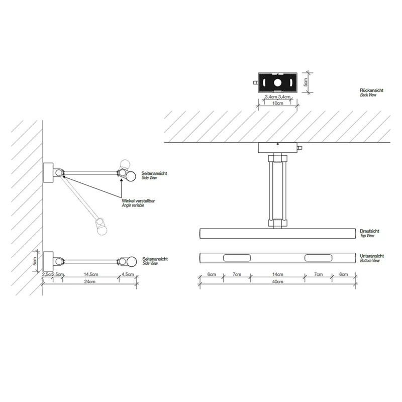 Decor Walther - Wandleuchte Dim