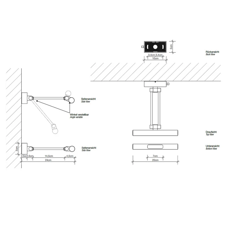 Decor Walther - Wandleuchte Dim