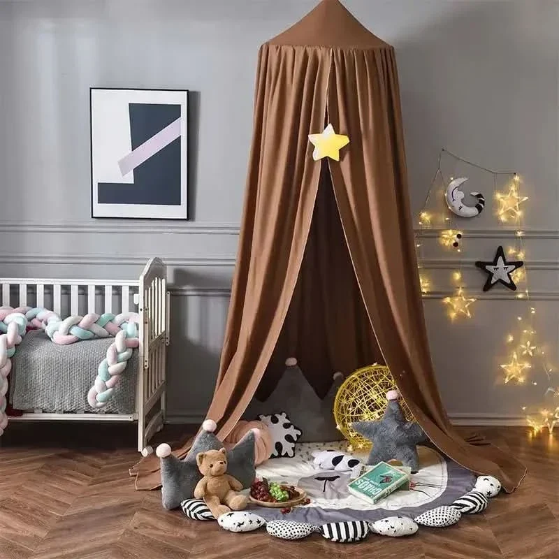 Hangende Klamboe Tent Speelhoek Kinderkamer Decoratief Baldakijn Meisjes Leeshoek Speelplekje Roze Groen | Sansoti