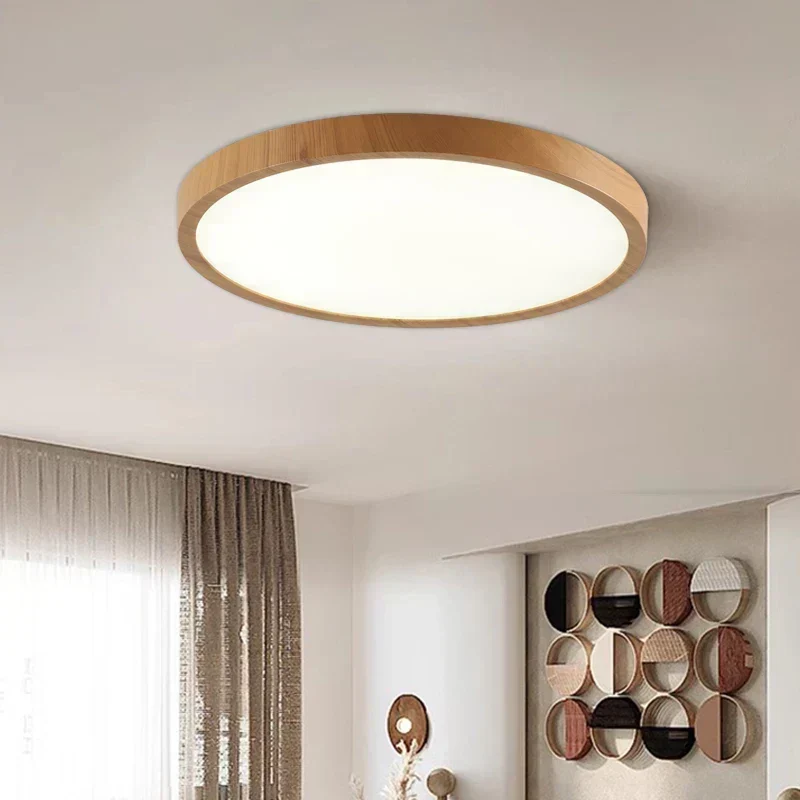 Plafondlamp Laag Plafond Ultra Plat 2,5 cm Dik, Rond 30 cm LED Ingebouwd, 3 Lichtstanden via Wandschakelaar | Sansoti