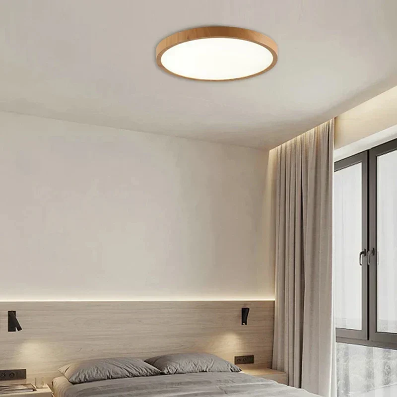 Plafondlamp Laag Plafond Ultra Plat 2,5 cm Dik, Rond 30 cm LED Ingebouwd, 3 Lichtstanden via Wandschakelaar | Sansoti