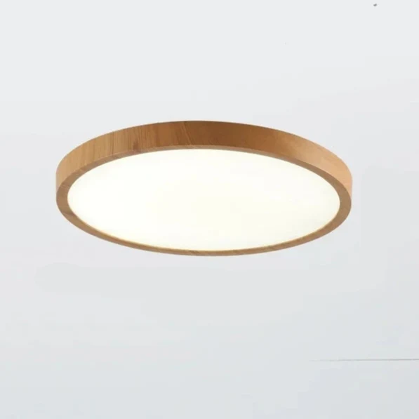 Plafondlamp Laag Plafond Ultra Plat 2,5 cm Dik, Rond 30 cm LED Ingebouwd, 3 Lichtstanden via Wandschakelaar | Sansoti