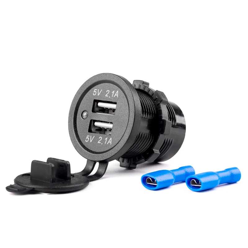 USB-Ladegerät mit zwei Anschlüssen 12/24 V