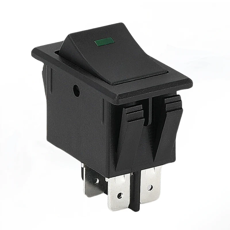 Rechteckiger LED-Wippschalter 12V / EIN-AUS