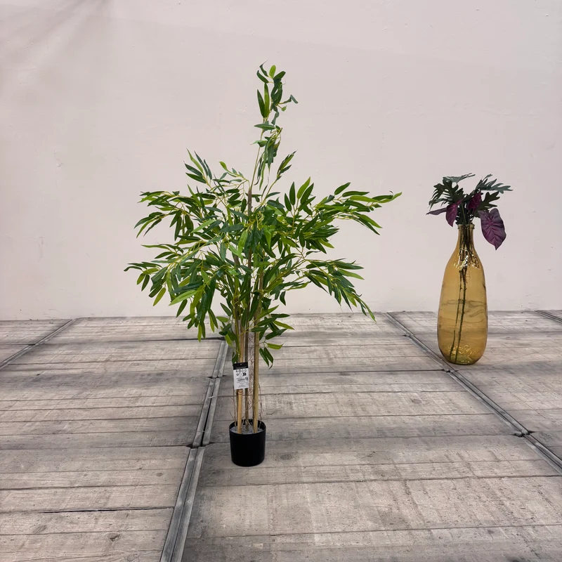 Kunstpflanze Grün Kunststoff Dekorativ 115cm Gebraucht