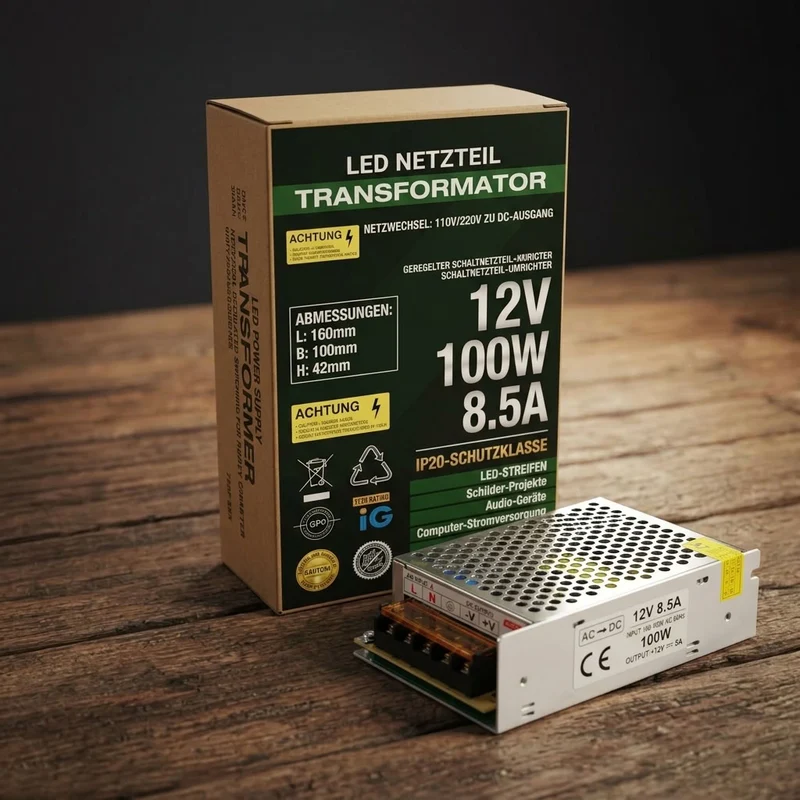 LED Trafo 5V/12V/24V Schaltnetzteil für LED-Streifen~3139