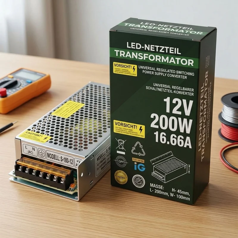 LED Trafo 5V/12V/24V Schaltnetzteil für LED-Streifen~3139