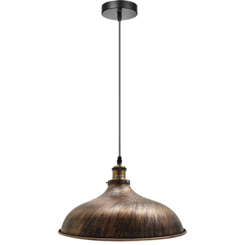 XL Hängelampe Kupfer 36cm Industrial Pendelleuchte ~3014