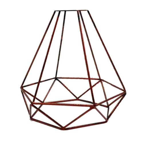 Moderner Lampenkäfig aus Metall – Drahtdesign für Pendelleuchten~2929