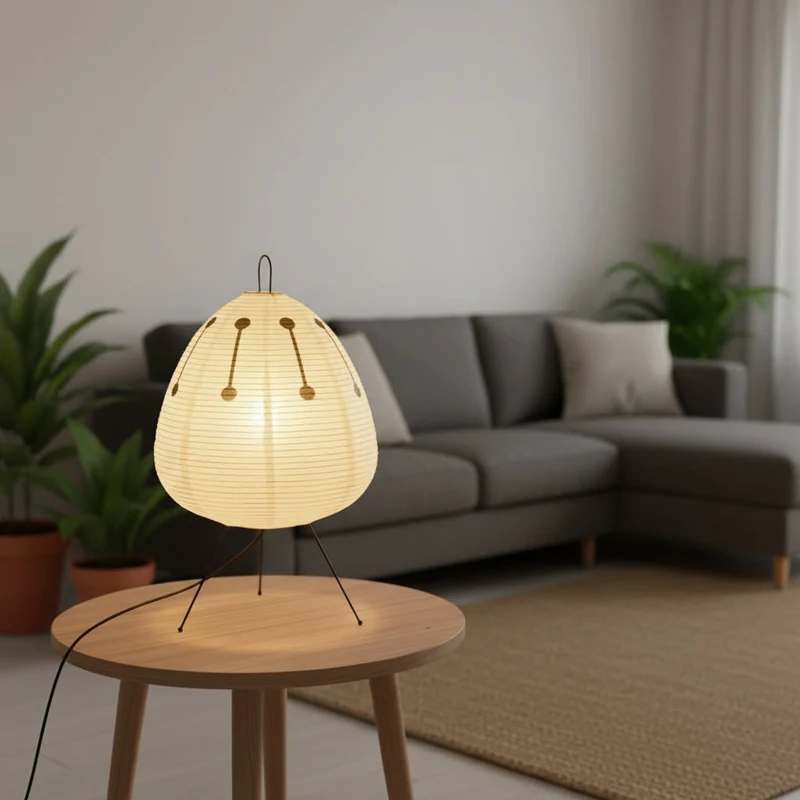Japans Geïnspireerde Tafellamp Rijstpapier 40cm E27 Sfeerverlichting Woonkamer Slaapkamer Leeshoek Warm Licht | Sansoti