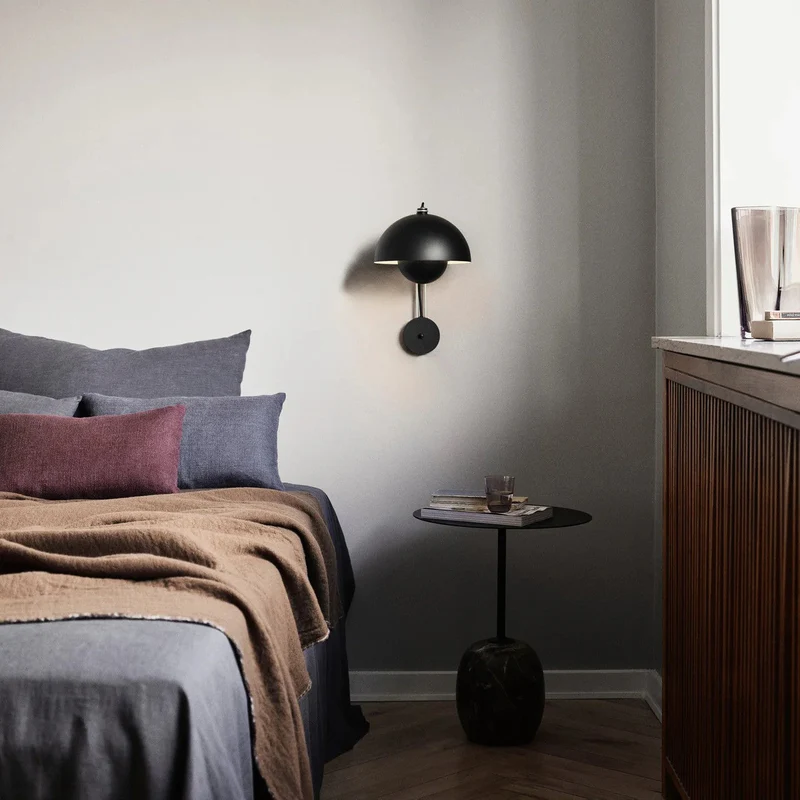 VP9 Wandlamp — Dubbele Koepel Stijlicoon in 13 Kleuren — Dimbaar E26/E27 — Voor Slaapkamer, Gang, Leeshoek | Sansoti