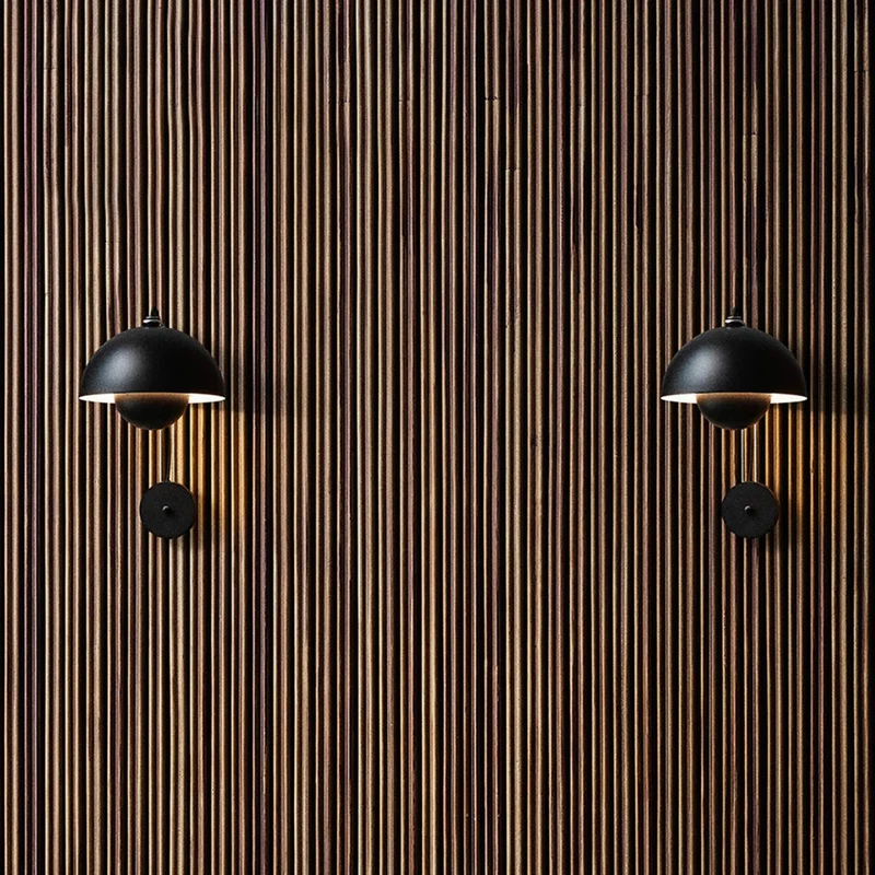 VP9 Wandlamp — Dubbele Koepel Stijlicoon in 13 Kleuren — Dimbaar E26/E27 — Voor Slaapkamer, Gang, Leeshoek | Sansoti
