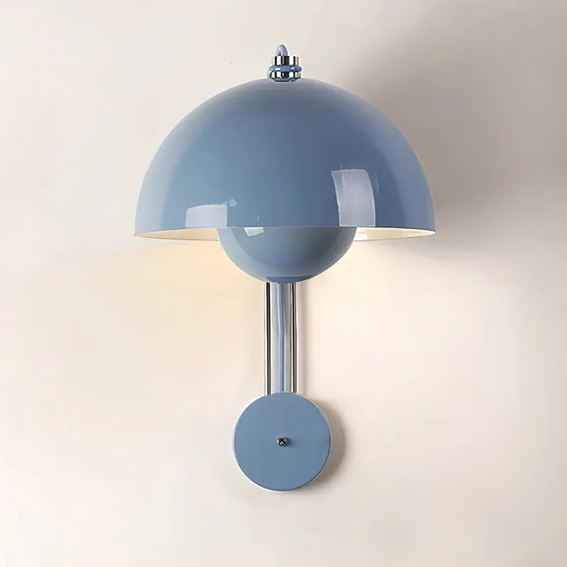 VP9 Wandlamp — Dubbele Koepel Stijlicoon in 13 Kleuren — Dimbaar E26/E27 — Voor Slaapkamer, Gang, Leeshoek | Sansoti
