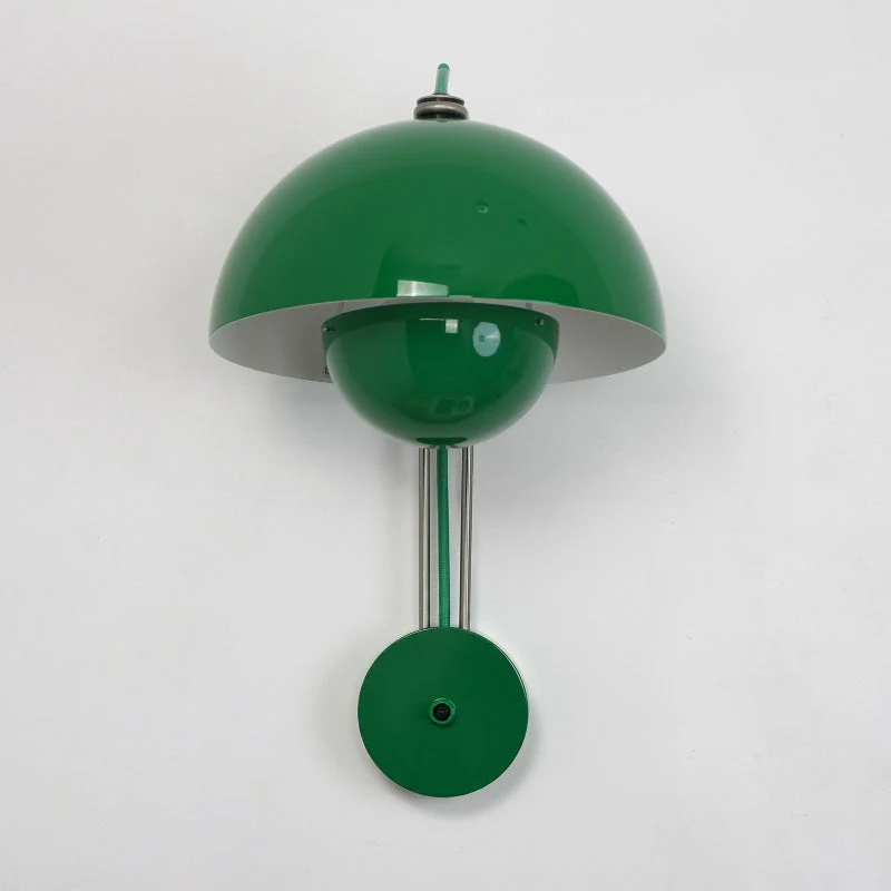 VP9 Wandlamp — Dubbele Koepel Stijlicoon in 13 Kleuren — Dimbaar E26/E27 — Voor Slaapkamer, Gang, Leeshoek | Sansoti