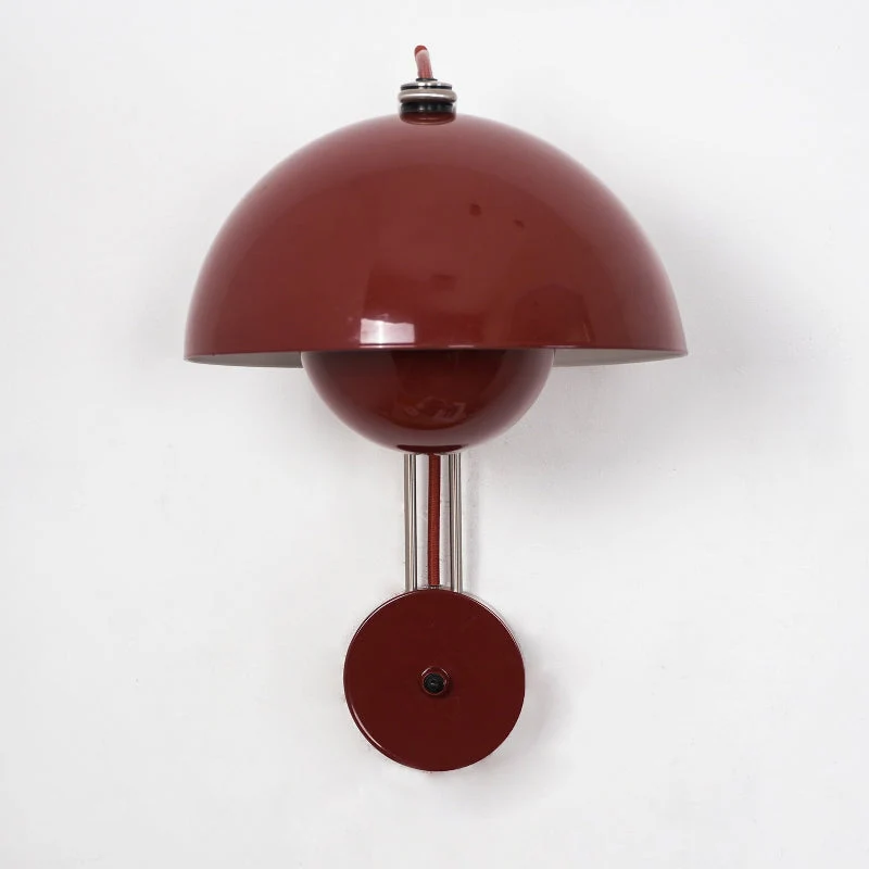 VP9 Wandlamp — Dubbele Koepel Stijlicoon in 13 Kleuren — Dimbaar E26/E27 — Voor Slaapkamer, Gang, Leeshoek | Sansoti