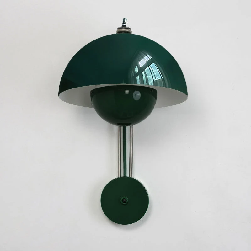 VP9 Wandlamp — Dubbele Koepel Stijlicoon in 13 Kleuren — Dimbaar E26/E27 — Voor Slaapkamer, Gang, Leeshoek | Sansoti