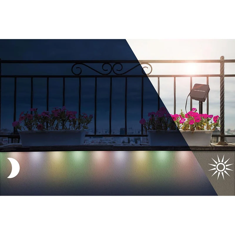 LED Strip Solar 3m inkl. Dämmerungssensor RGB