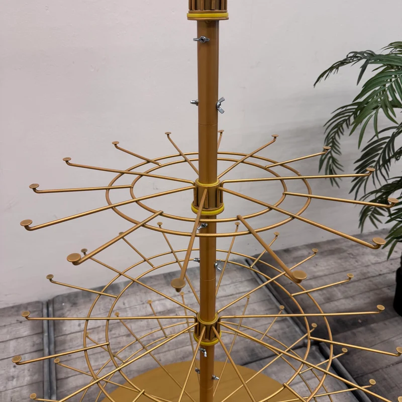 Verkaufsständer Drehständer Gold Ladenbau Warenpräsentation Gebraucht
