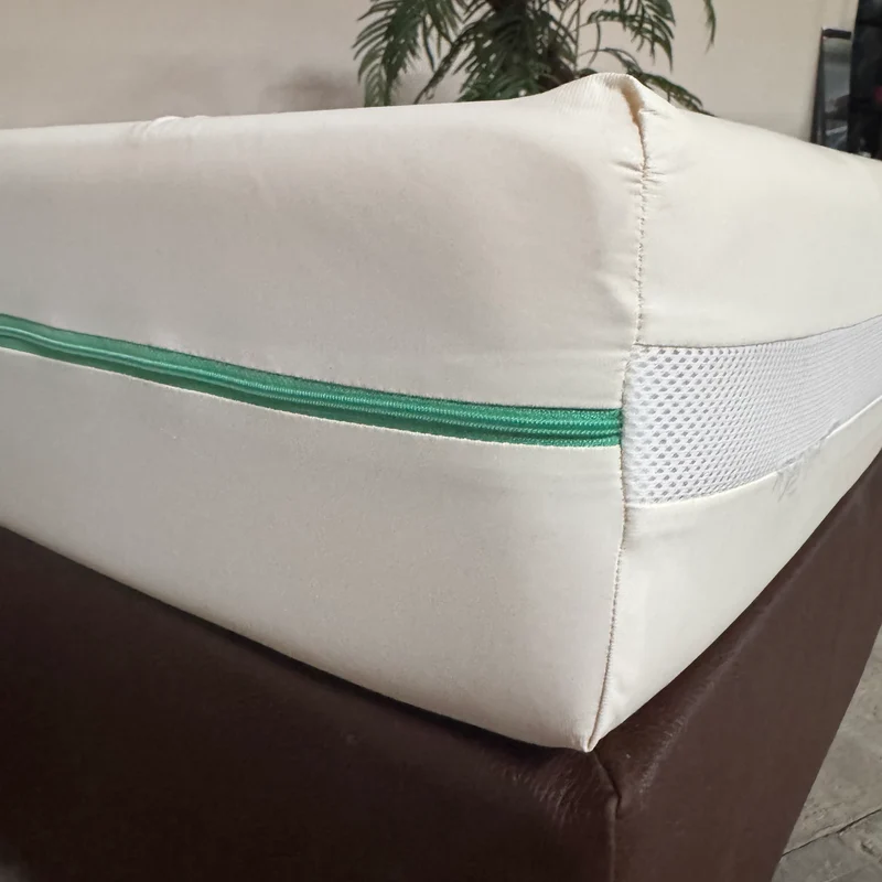 Boxspringbett Einzelbett 90x200 mit Kaltschaum Matratze Braun Leder Bett Gebraucht
