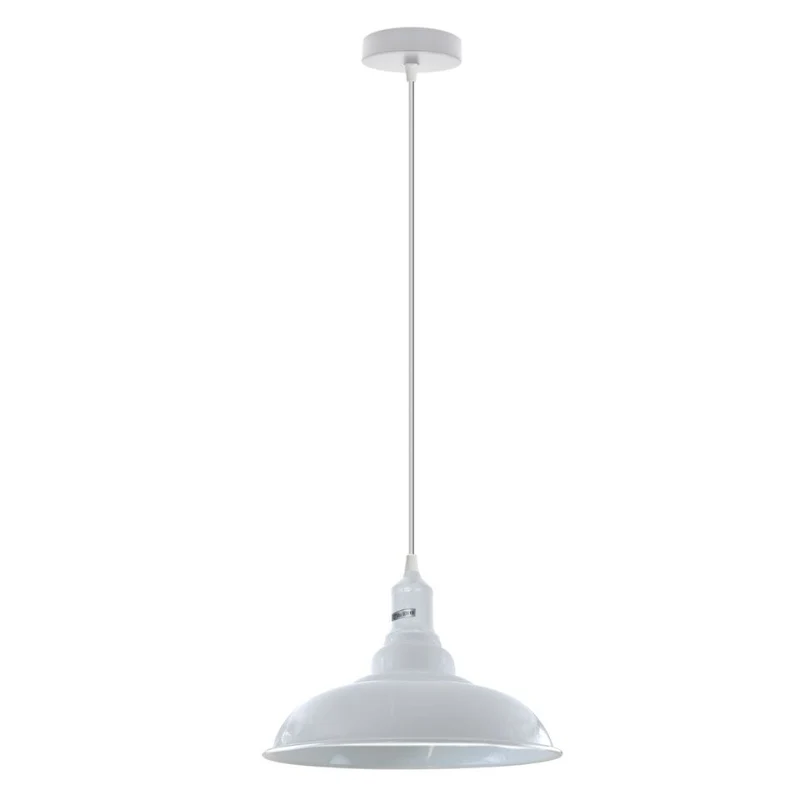 Hängelampen ,farben weiß ,Ø 32 cm ,E27 antike lampe~3004