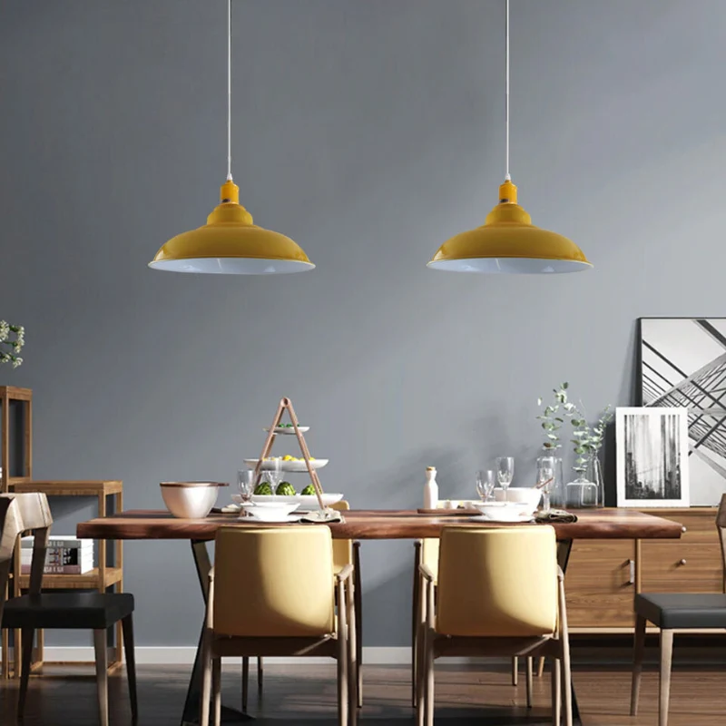 Badezimmerlampen decke hangend lampenschirme gelb~3003