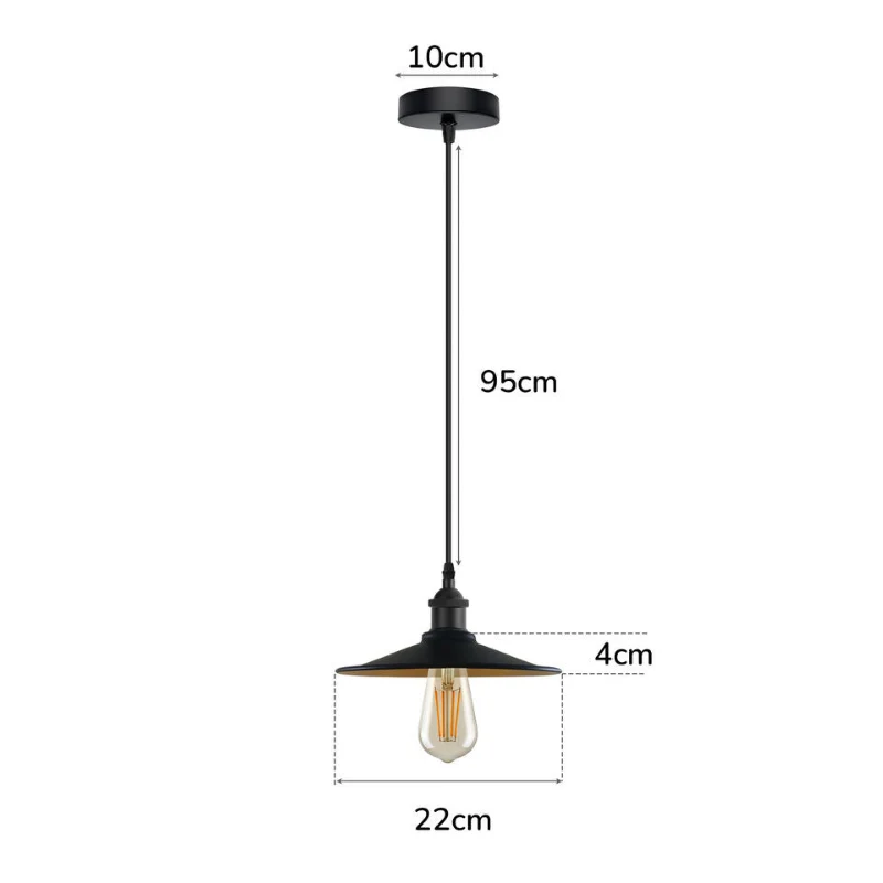 Schwarz Pendelleuchte & Hangelampen Esszimmer Modern~2996