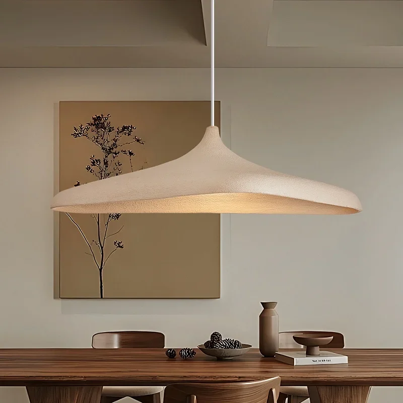 Hanglamp Organisch LED Polymeer Bruin Wit Ovaal Woonkamer Slaapkamer Studeerkamer Wabi Sabi Design Dimbaar | Sansoti