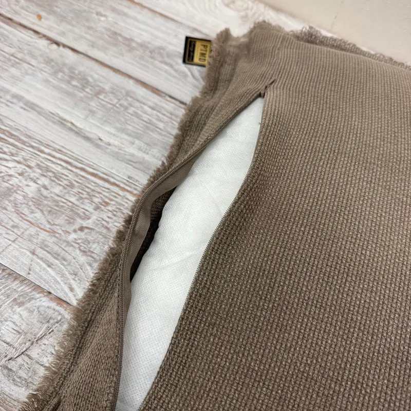 PTMD Kissen Indra Braun 45x45 Dekokissen Neuware