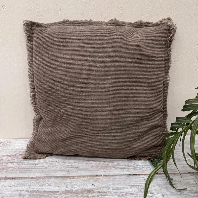 PTMD Kissen Indra Braun 45x45 Dekokissen Neuware