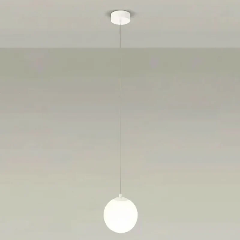 Glazen LED Hanglamp met Verstelbare Kabel – 1 of 2 Lichtpunten – Minimalistisch Design voor Eetkamer | Sansoti