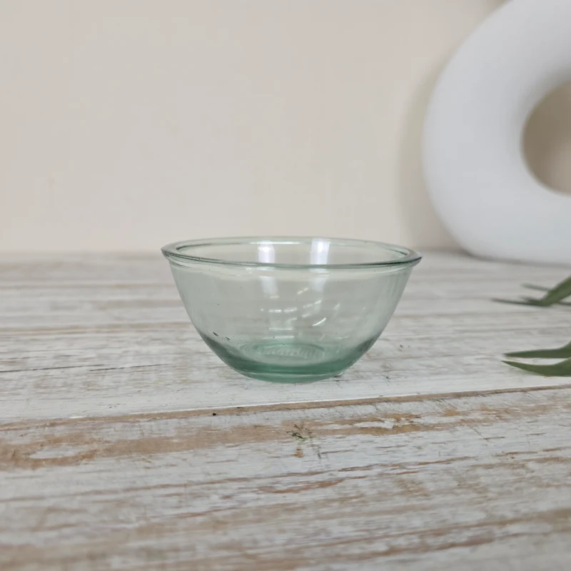 Glasschale Dekoschale 9,5cm Schälchen Grün Glas Dessertschale Deko
