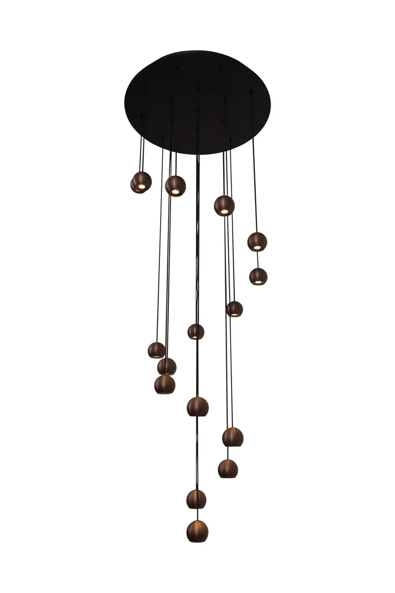 LED-Pendelleuchte Montana 16-flammig CCT dimmbar