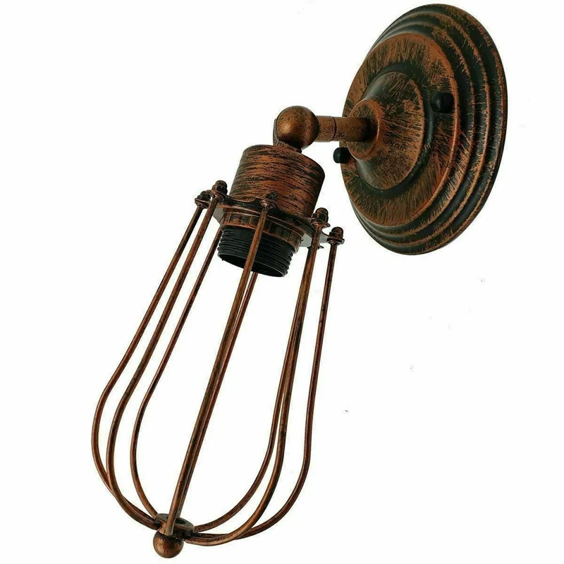 Industrielle Retro vintage Käfig wandleuchte ~ 2908