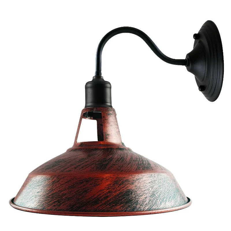 Wandlampe Vintage Industrial Rostrot Wandleuchte ~3115