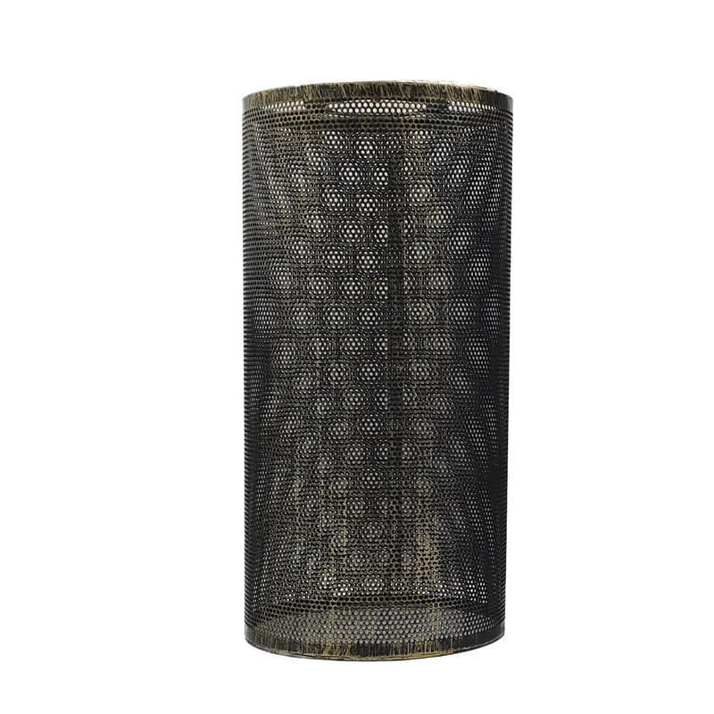 Abat-jour vintage en forme de cage en métal Suspension en métal Lampe