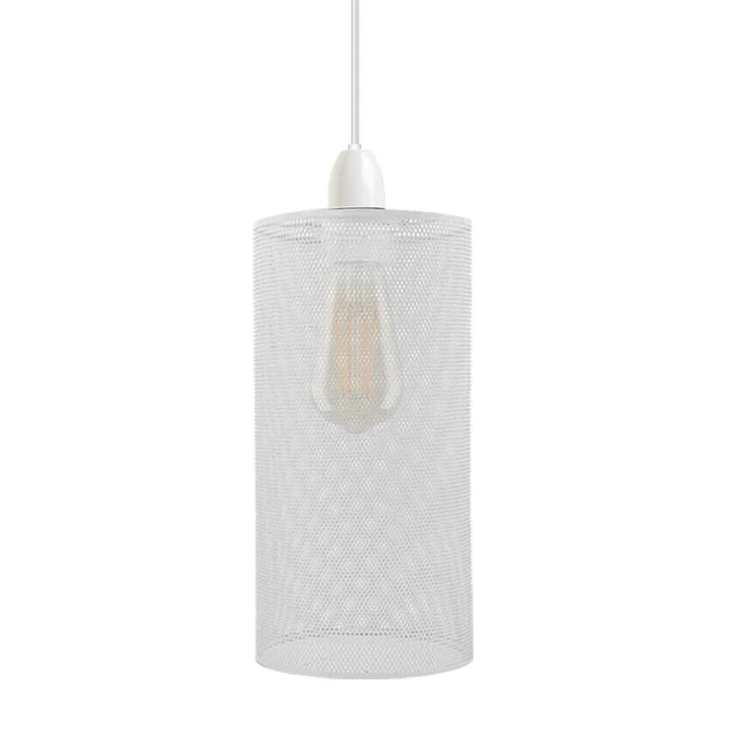 Abat-jour vintage en forme de cage en métal Suspension en métal Lampe